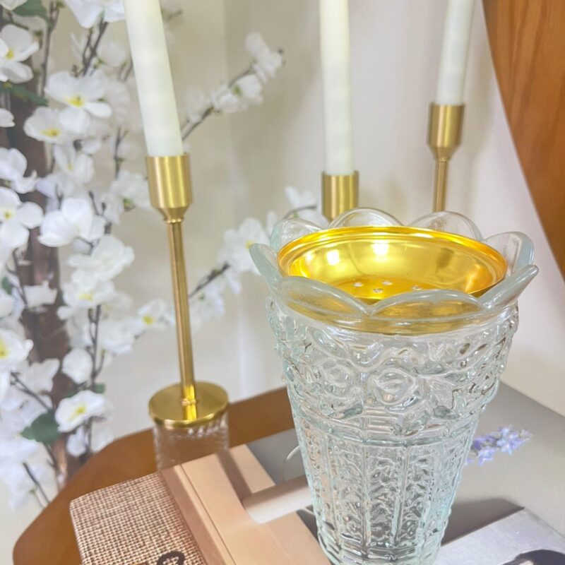 مبخره زجاجيه مدوره